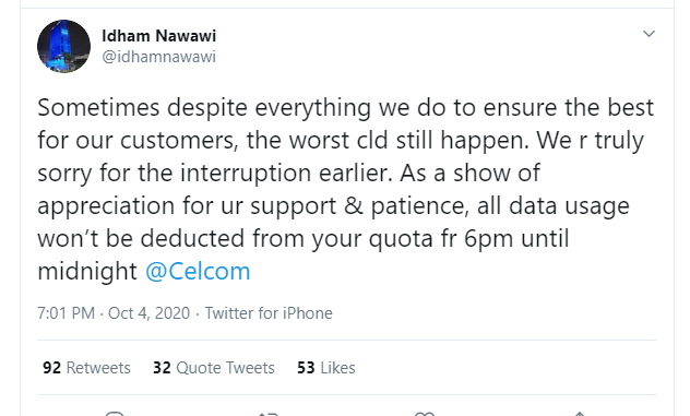 celcom outtage ceo 01