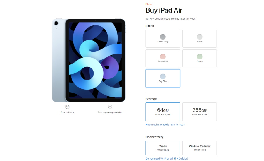 iPad Air 4th Gen 256GB Wifi Only - CompuZone