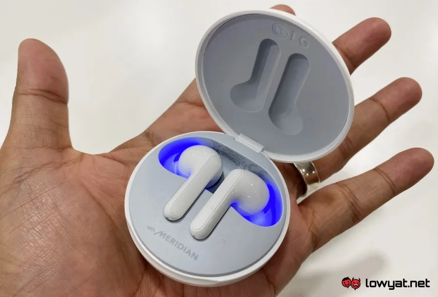 LG TONE Free UV LowyatTV earbuds
