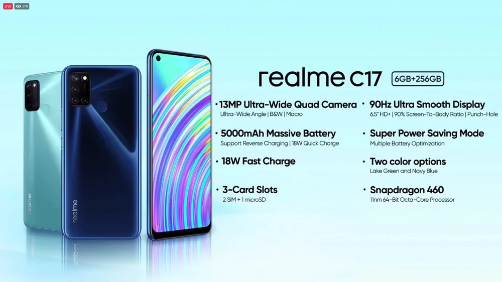 realme C17