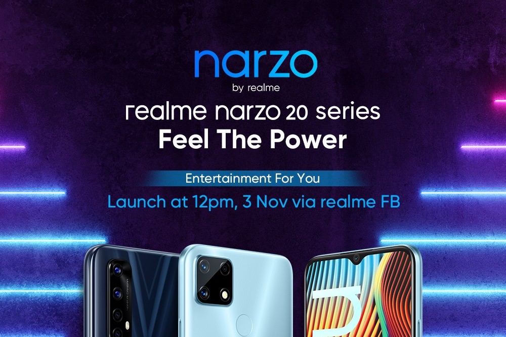 realme narzo 20 series Launch
