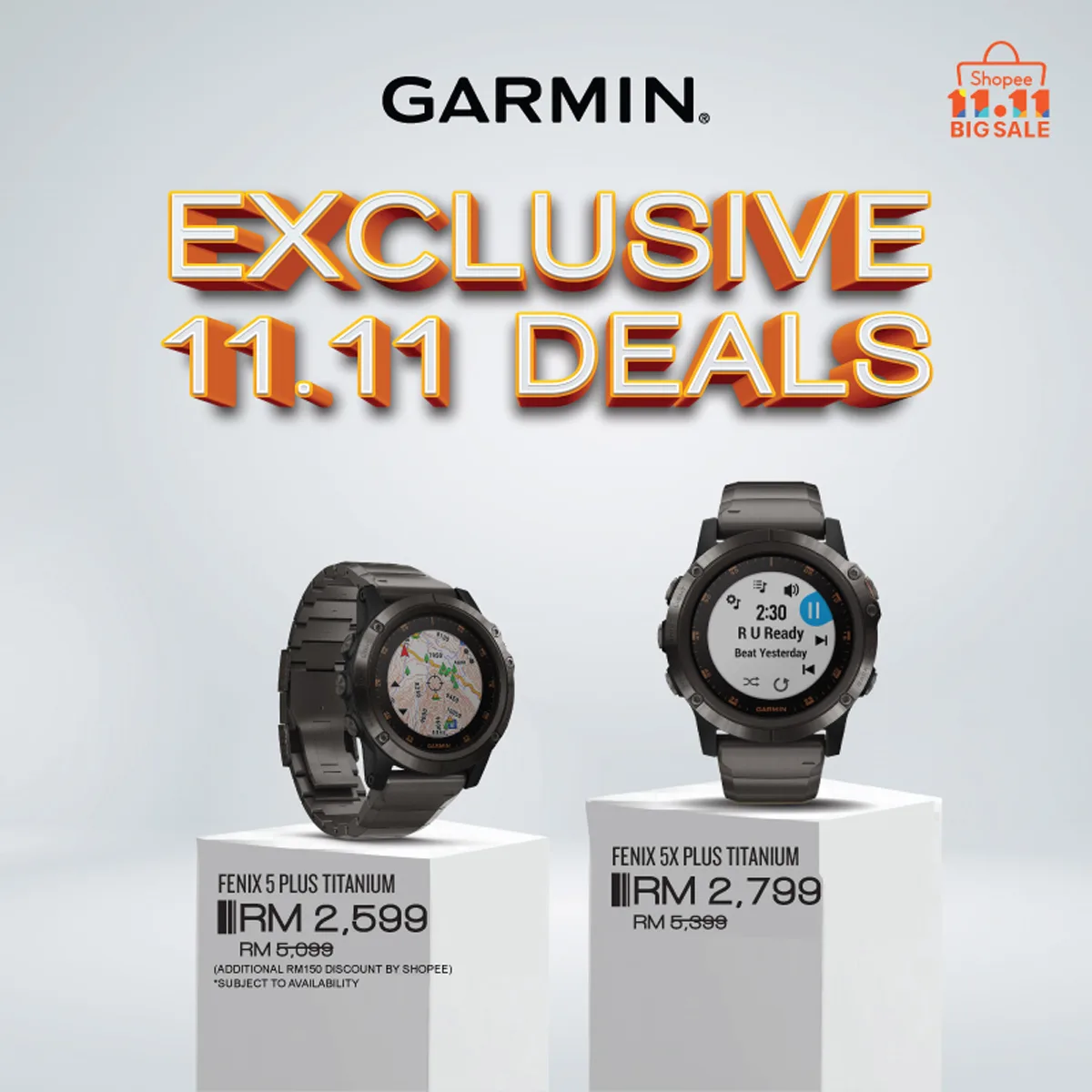 Garmin Smartwatches Deals Discounts 11.11 Sale Promotion