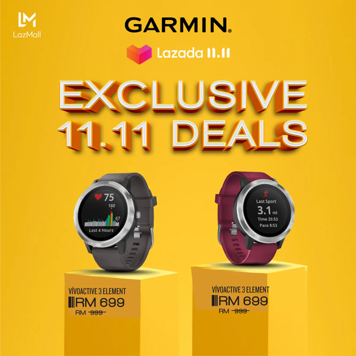 Garmin Smartwatches Deals Discounts 11.11 Sale Promotion