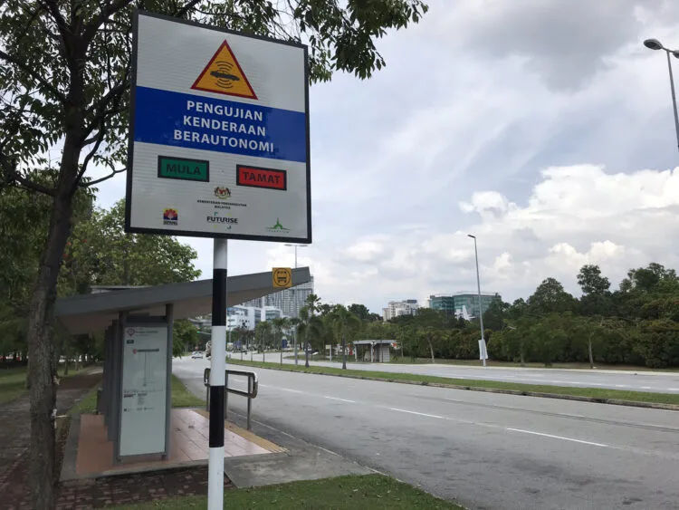 Government Approves Testing Route Autonomous Vehicles Cyberjaya