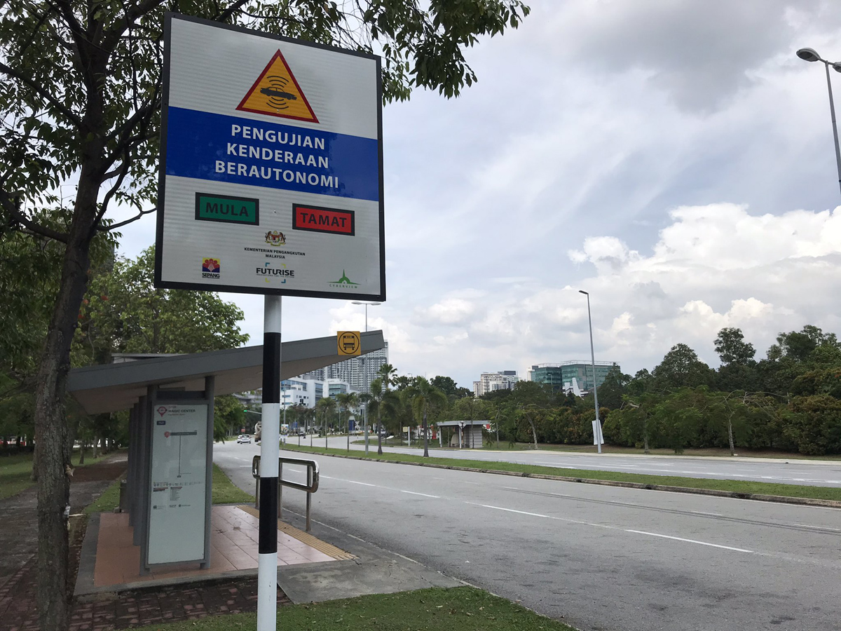 Government Approves Testing Route Autonomous Vehicles Cyberjaya