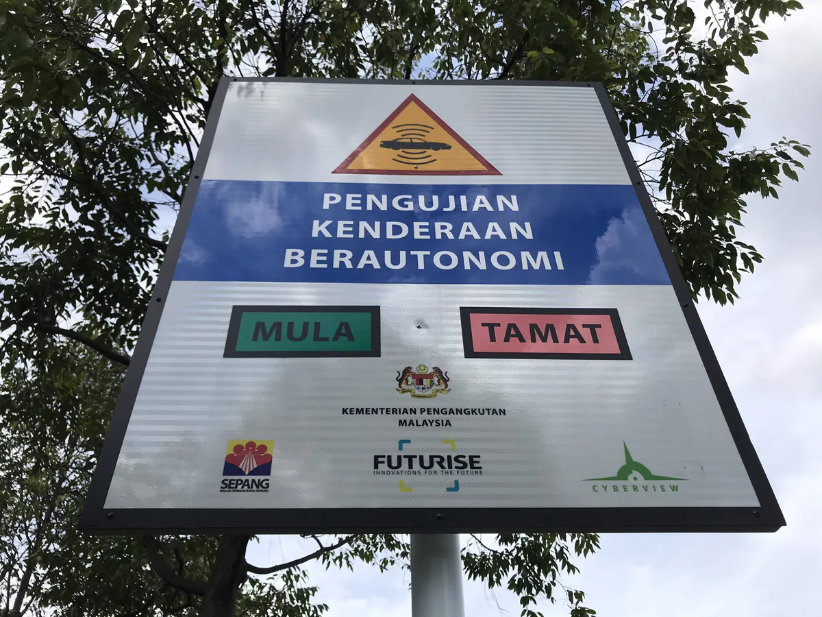 Government Approves Testing Route Autonomous Vehicles Cyberjaya