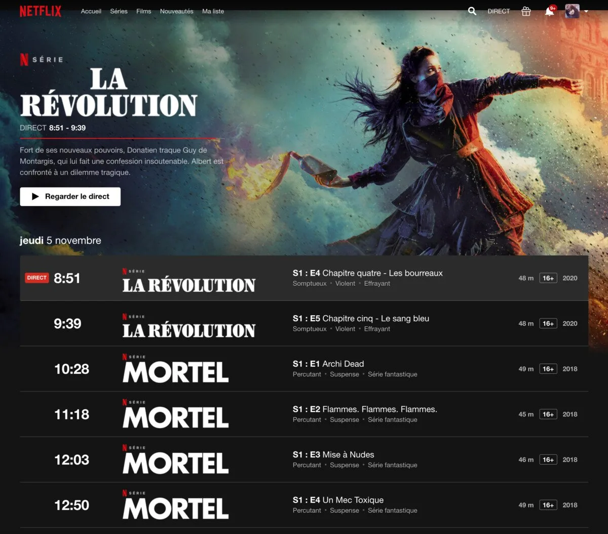 Netflix Direct Channel France TV-Like