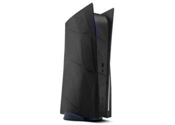 PS5 skin black