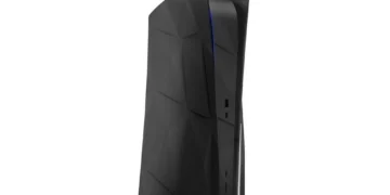 PS5 skin black