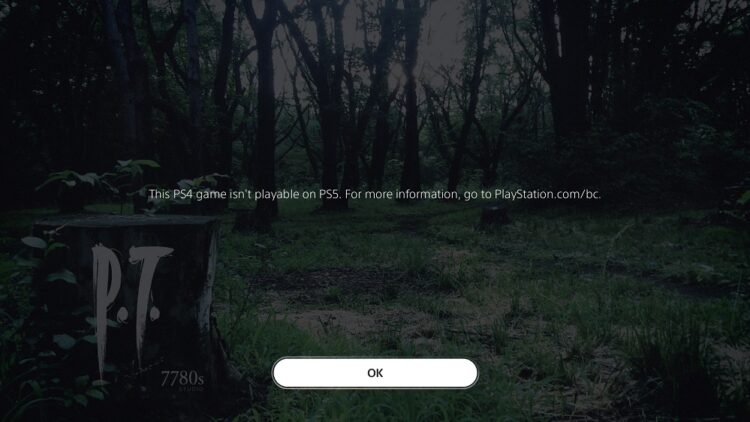 P.T PS5 unplayable resize