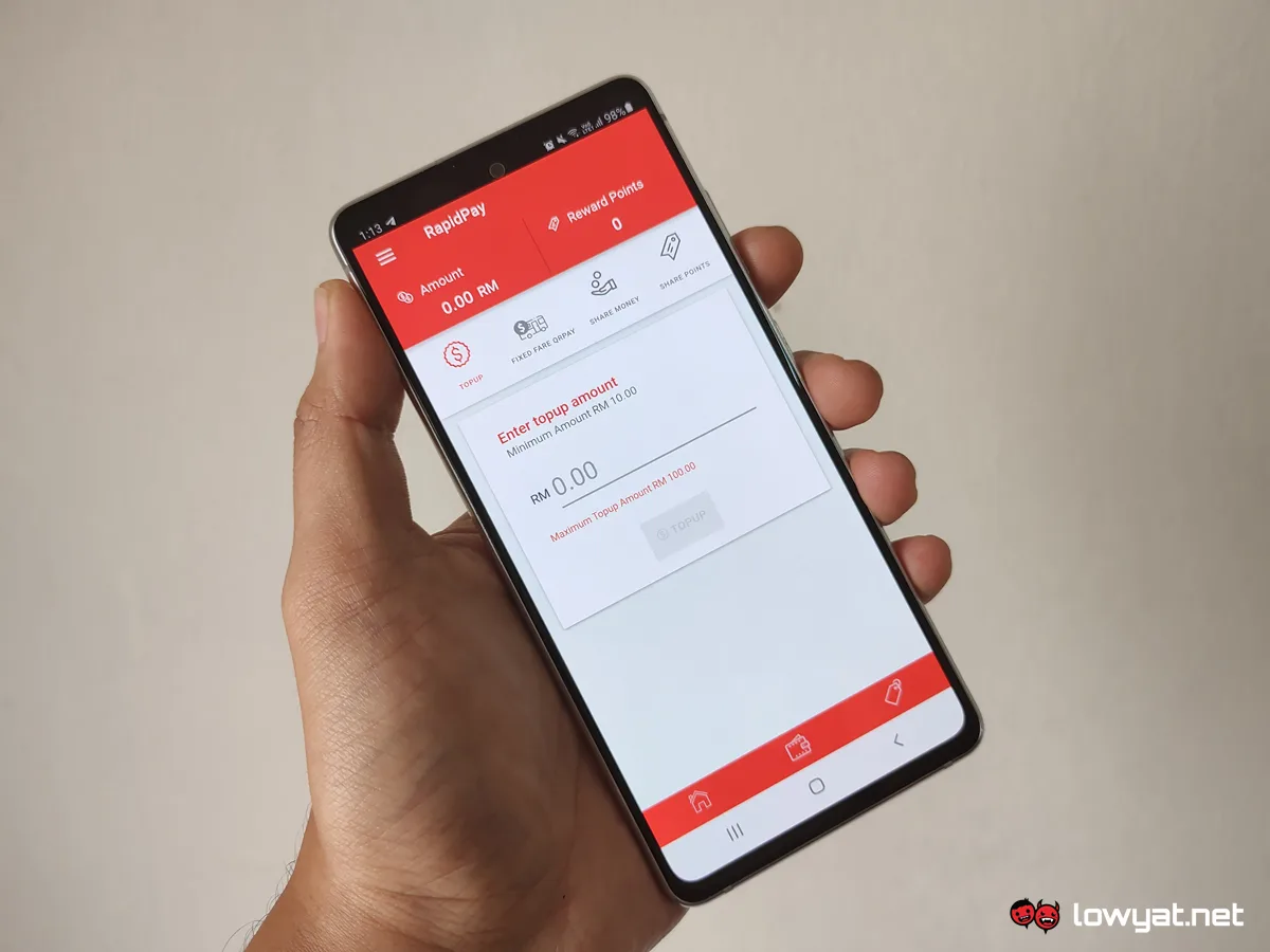 Prasarana Debuts myrapidTap cashless payment app