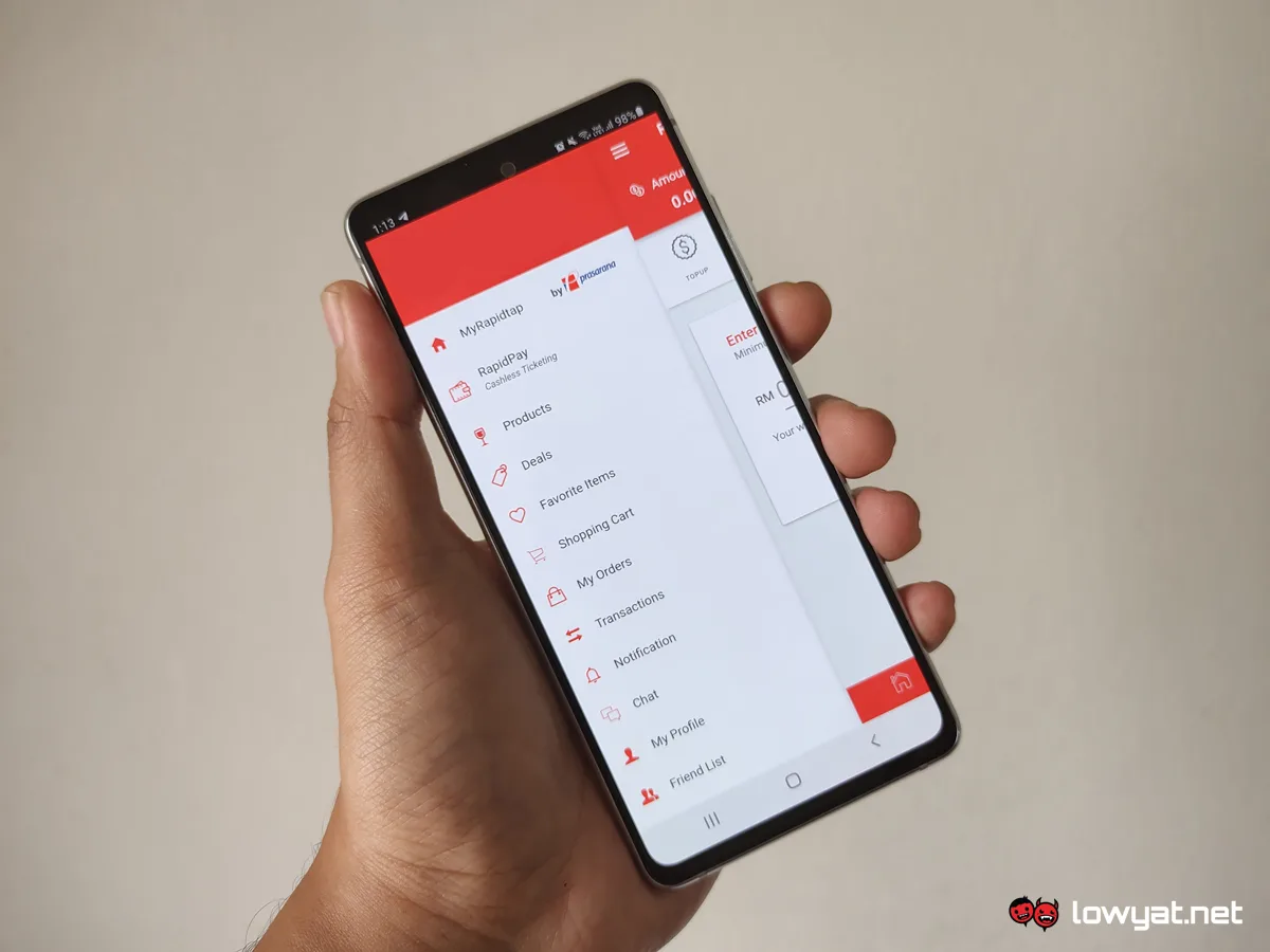 Prasarana Debuts myrapidTap cashless payment app