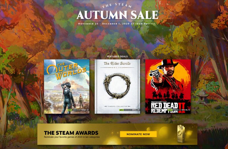Steam Autumn Sale Now Live With Up To 80 Percent Off Of Select Titles