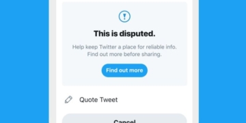 Twitter disputed tweet