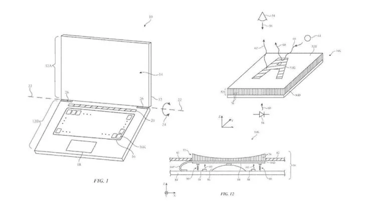 Apple keyboard patent