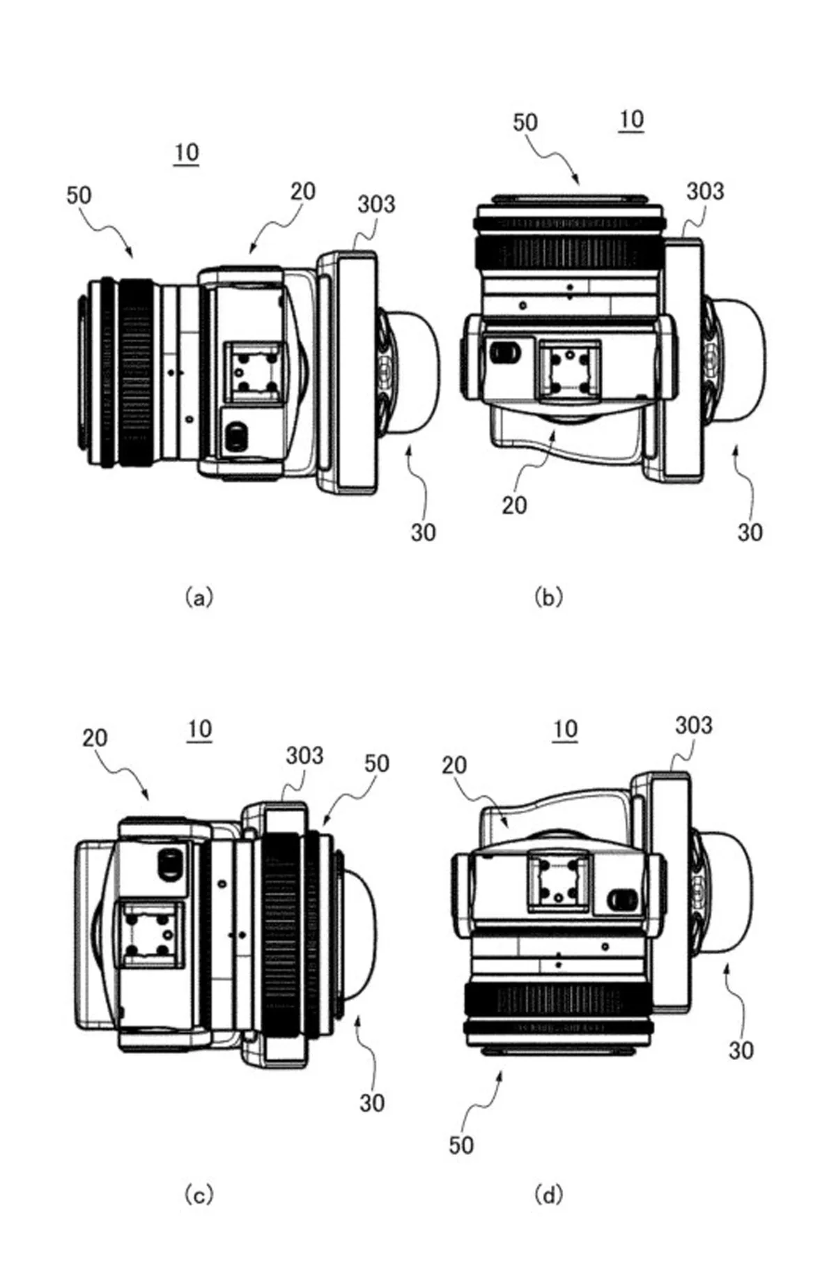 Canon Patent One-Handed Camera Interchangeable Lens
