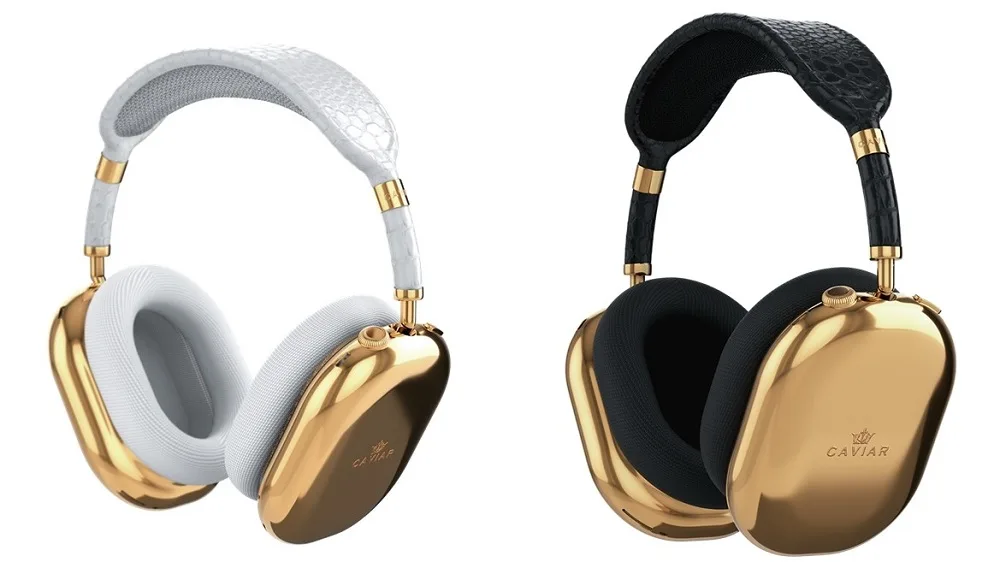 Caviar Airpods Max Gold