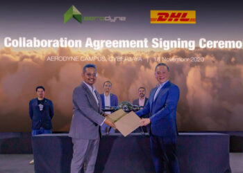 DHL Express Partners With Aerodyne Group Drone Delivery Service Malaysia