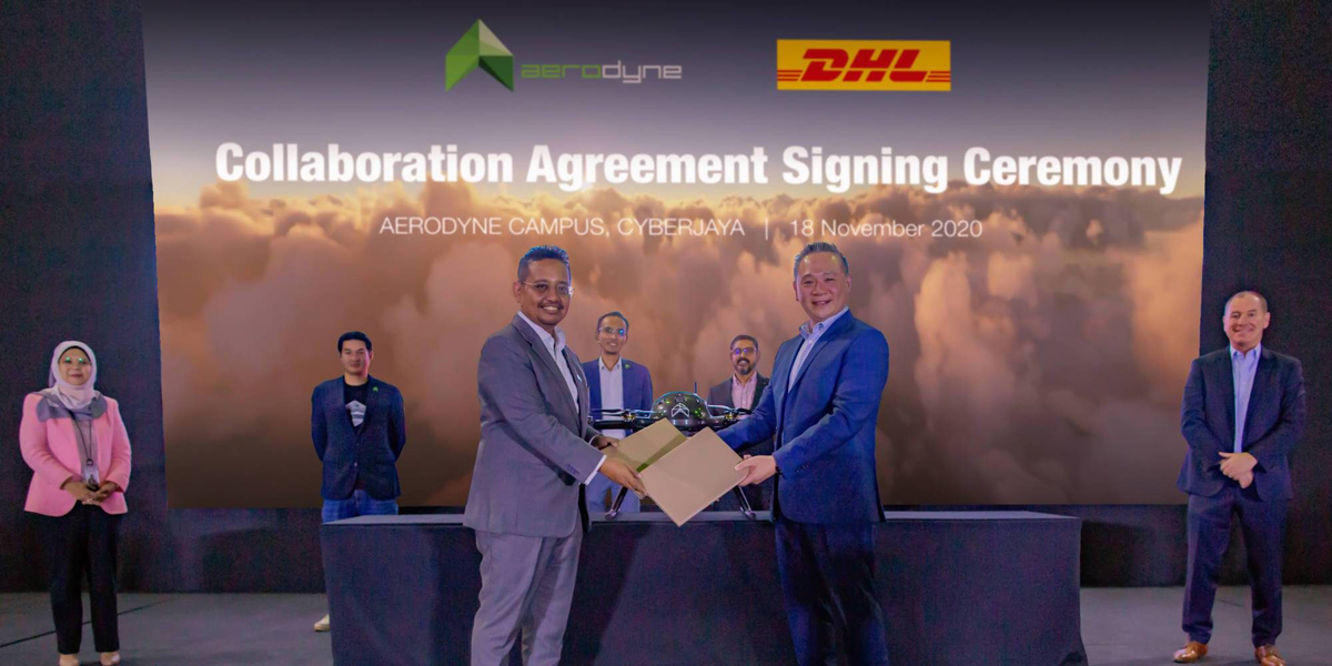 DHL Express Partners With Aerodyne Group Drone Delivery Service Malaysia