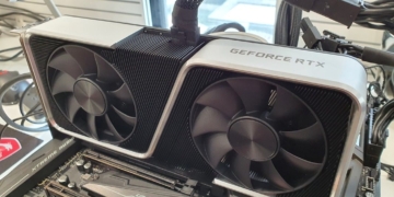 NVIDIA GeForce RTX 3060 Ti FE product shot