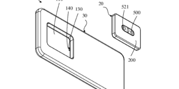 OPPO patent detachable cam