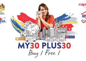 Prasarana Buy One Free One Rapid KL MY30 Pass