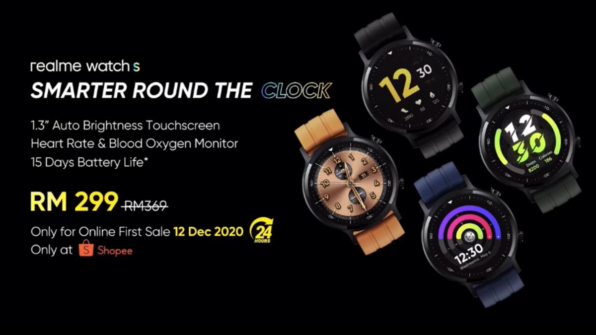 Realme Watch S launches in Malaysia