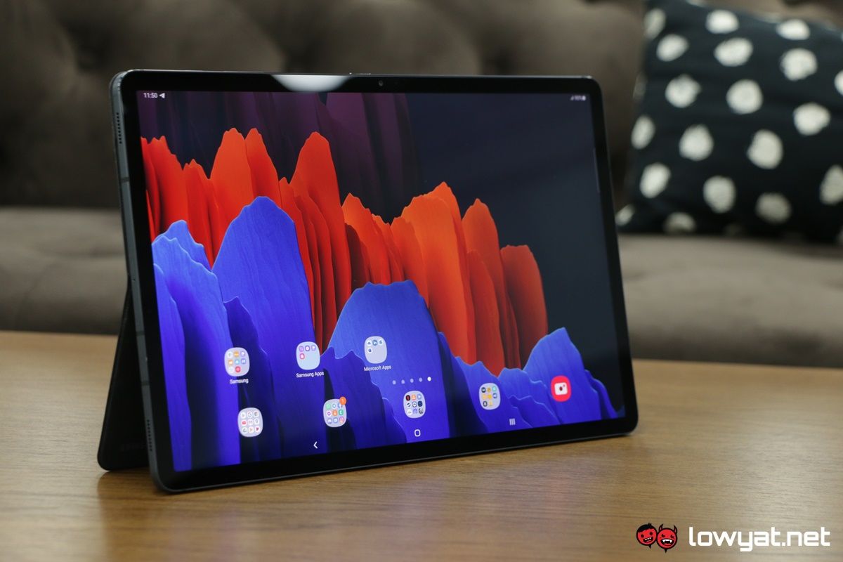 Samsung Galaxy Tab S7 Plus without keyboard