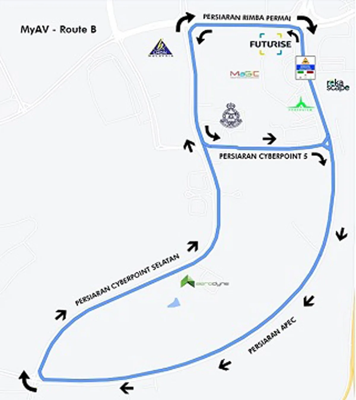eMoovit Autonomous Vehicle Cyberjaya MyAV