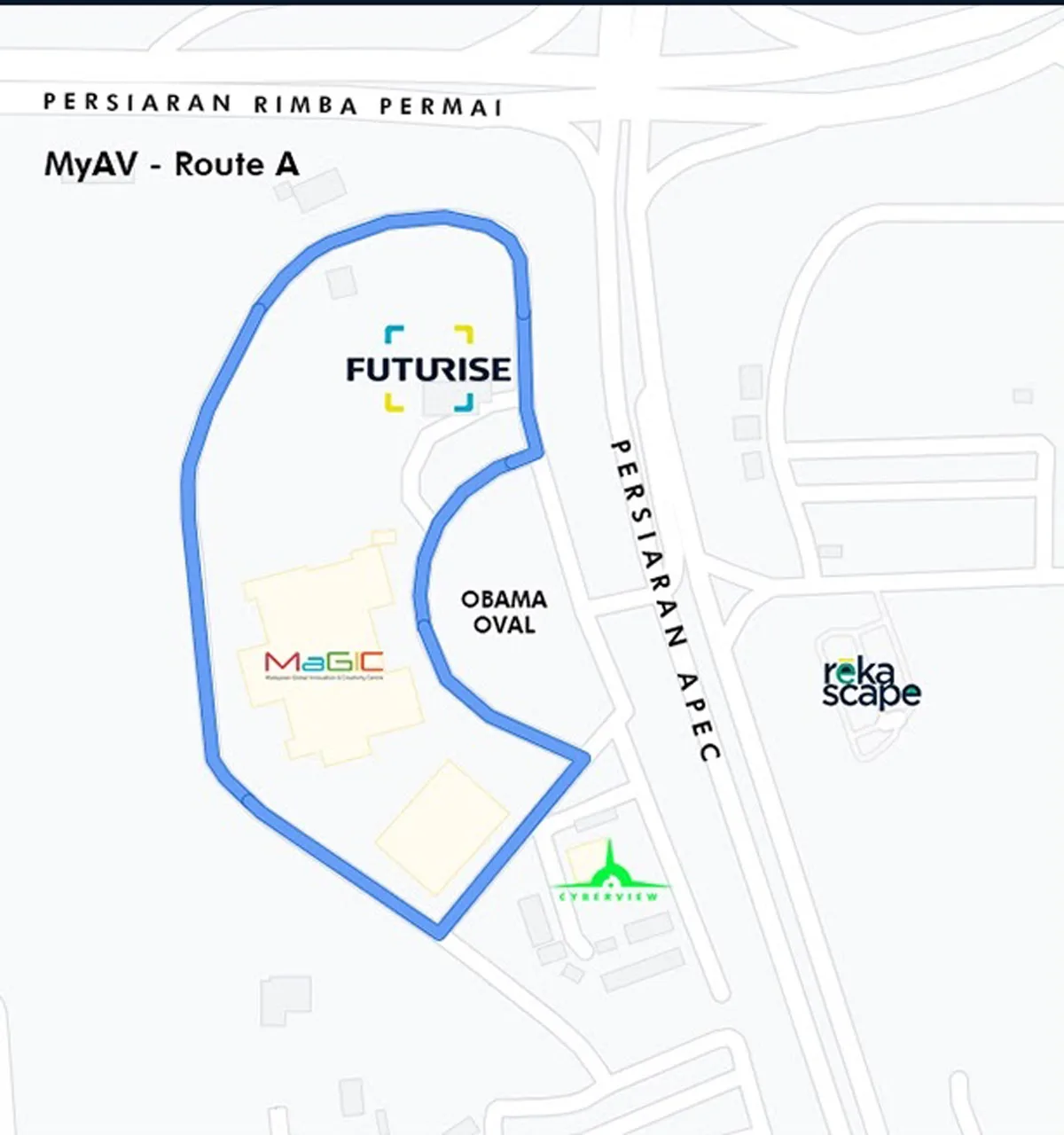 eMoovit Autonomous Vehicle Cyberjaya MyAV