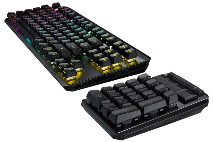 ASUS ROG Claymore II numpad detached