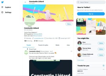 Constantin Liétard Twitter Pokemon Red