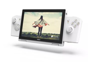 Lenovo LaVie Mini with controllers