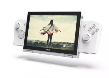 Lenovo LaVie Mini with controllers