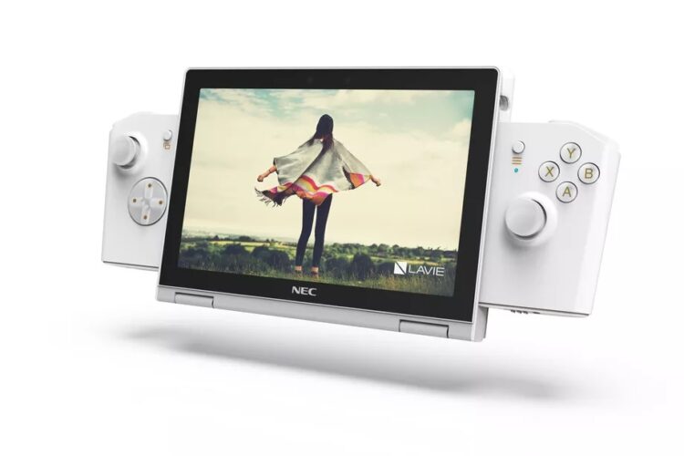 Lenovo LaVie Mini with controllers