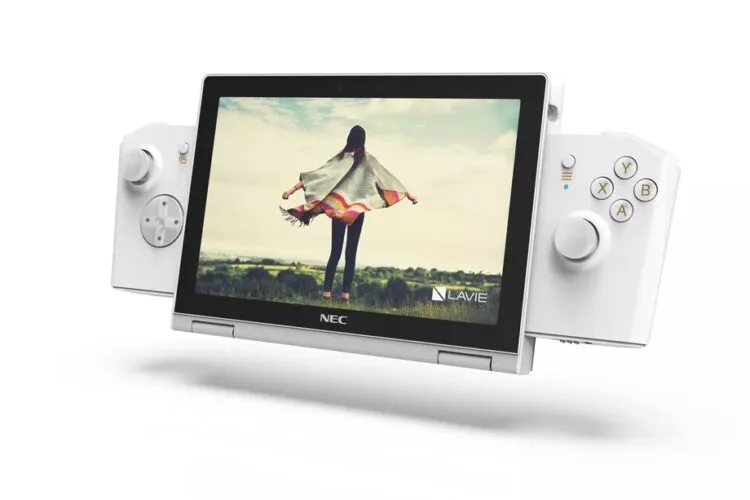 Lenovo LaVie Mini with controllers