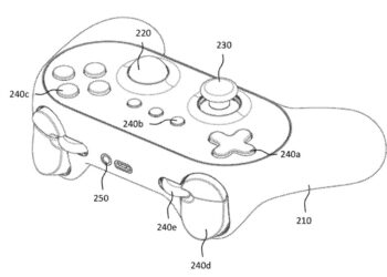 Nvidia controller patent trackball
