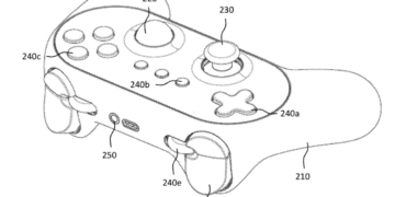 Nvidia controller patent trackball