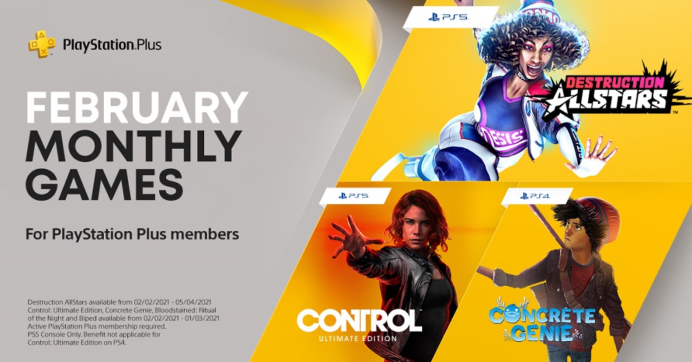 PlayStation Plus free games february 2021