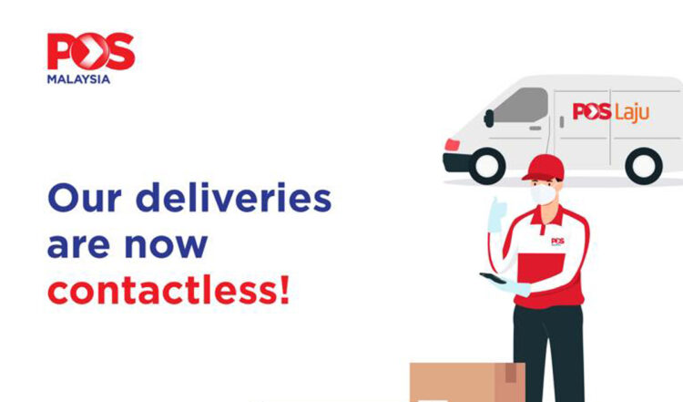 Pos Malaysia Contactless Deliveries 6-Digit Verification Code SMS