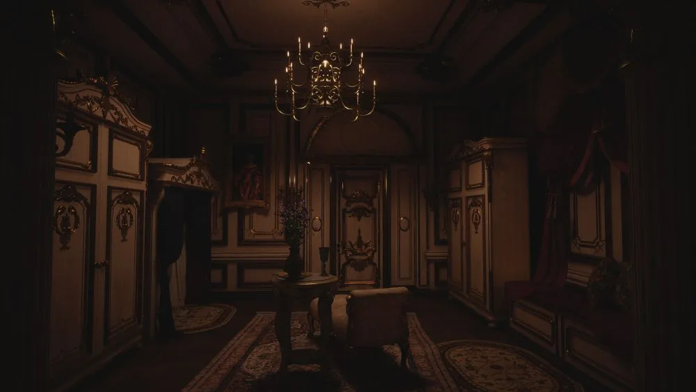 Resident Evil Village Maiden castle room