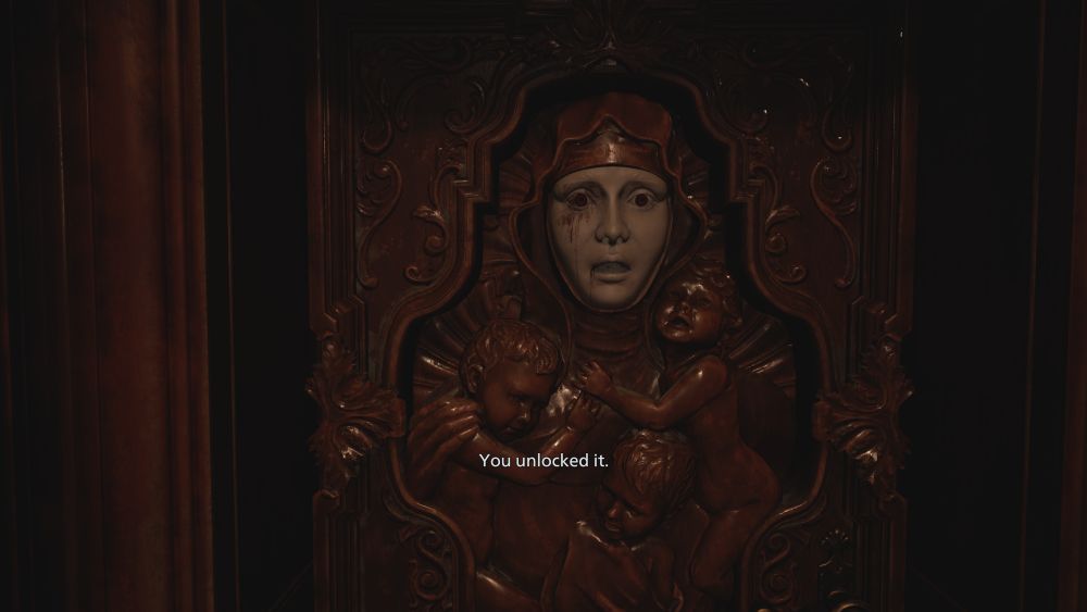 Resident Evil Village Maiden creepy door unlocked