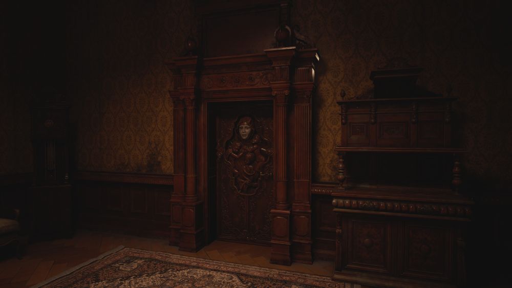 Resident Evil Village Maiden creepy door