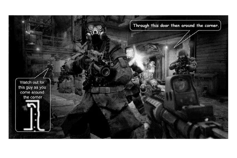 Sony patent Killzone in-game tips