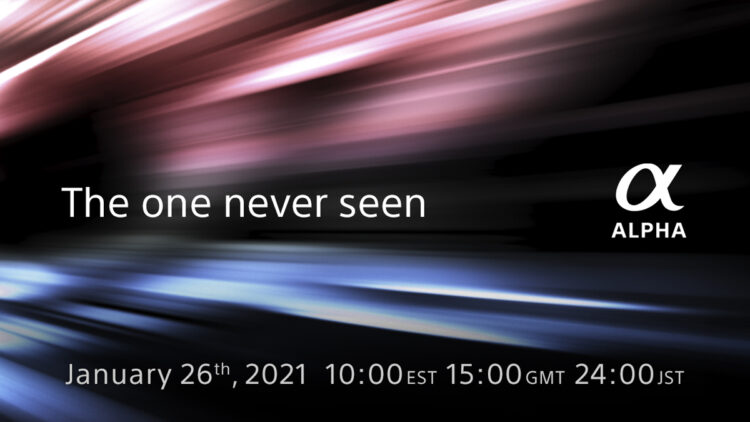 Sony New Alpha Camera Unveiling 26 January