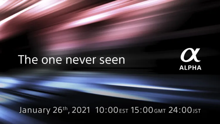 Sony New Alpha Camera Unveiling 26 January