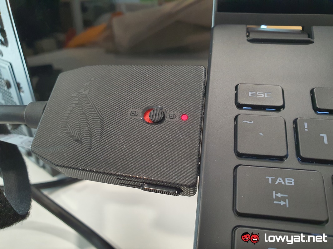 ASUS ROG Flow X13 XG Mobile Interface Connected