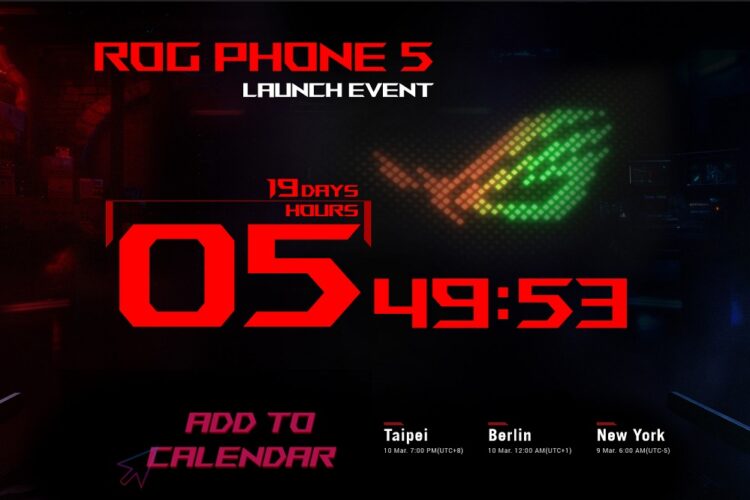 ASUS ROG Phone 5 launch