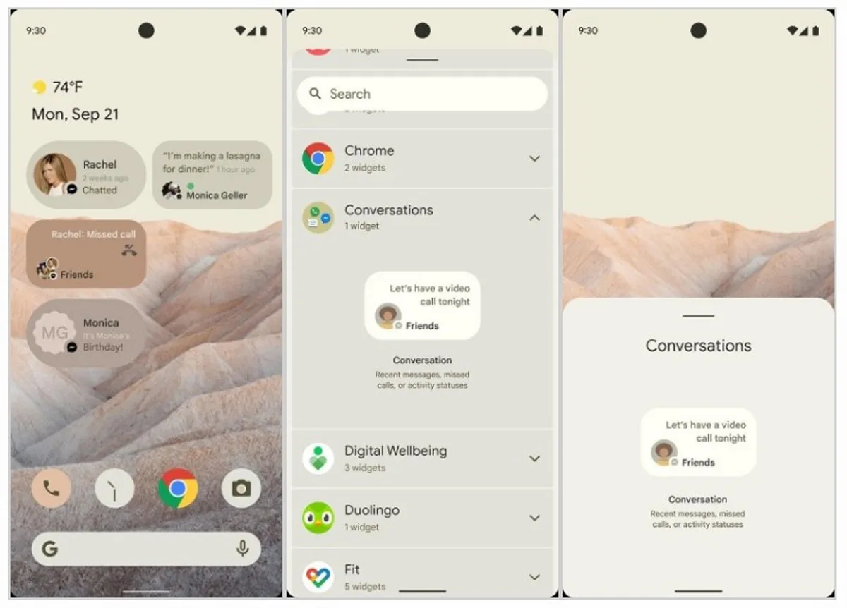 Android 12 Mockup Leaks