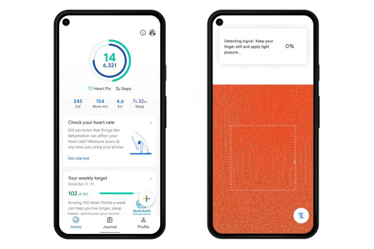 Android Users Measure Heart Rate Rear Camera